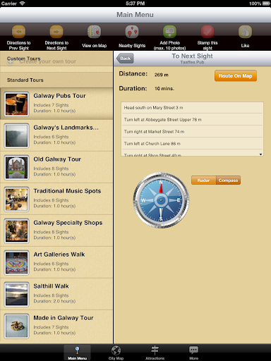 【免費旅遊App】Galway Map and Walks-APP點子