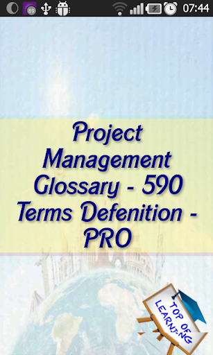 免費下載商業APP|Project Management Glossary app開箱文|APP開箱王