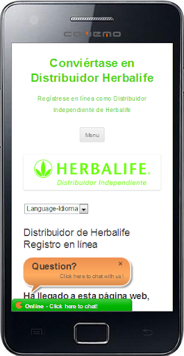 Registro en línea Herbalife