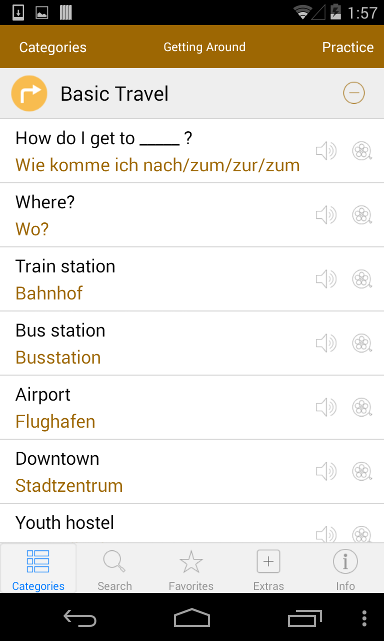 German Dictionary with Video Screen 2