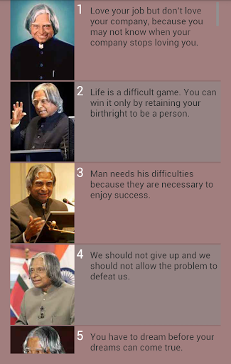 Quotes of A.P.J Abdul Kalam