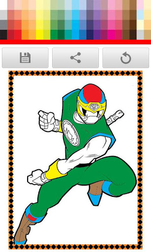 【免費休閒App】Coloring Page Power Rangers-APP點子