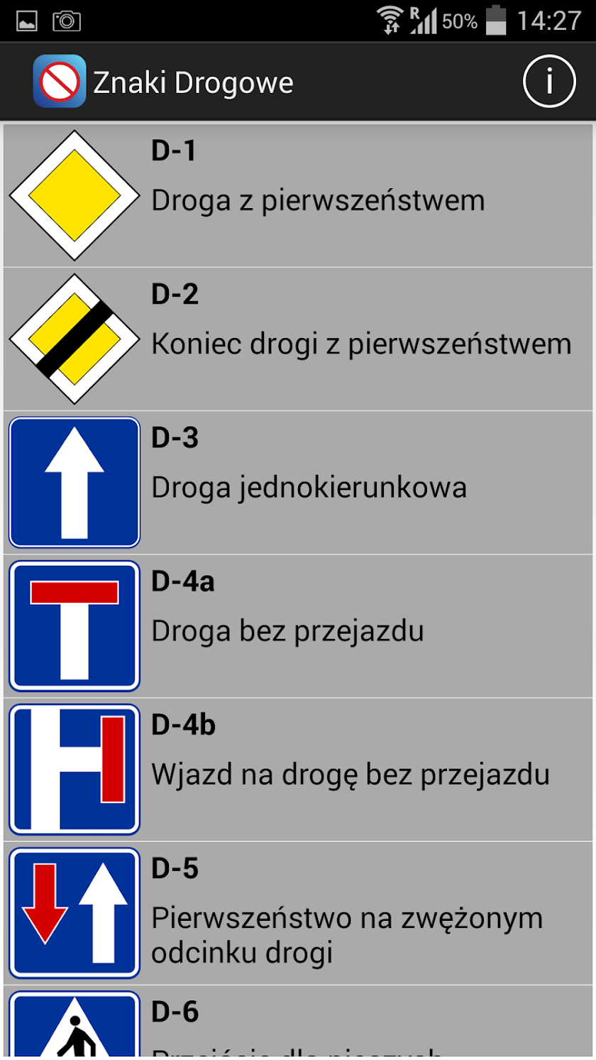 Poznaj znaki drogowe PRO Screen 2