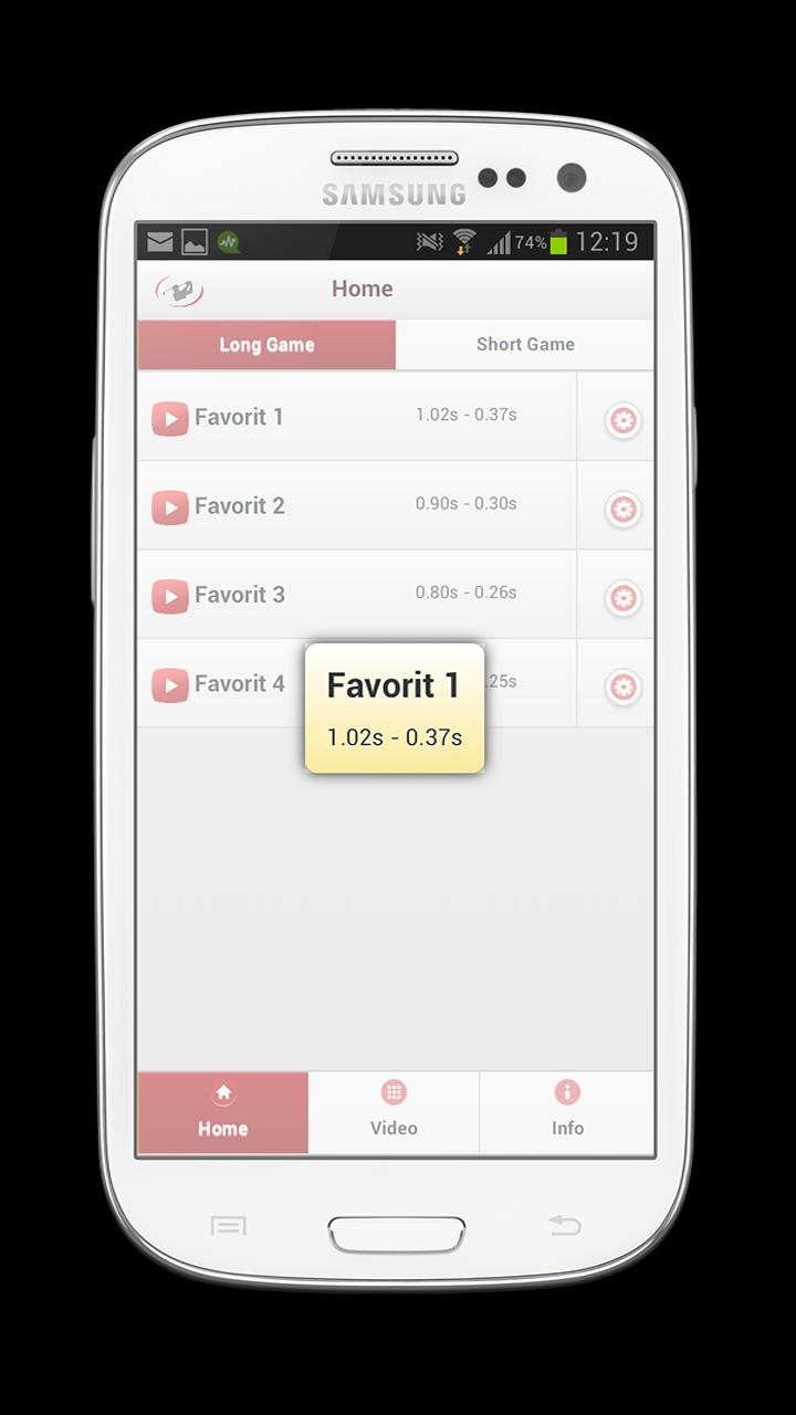 Golf Rhythm Trainer Screen 3