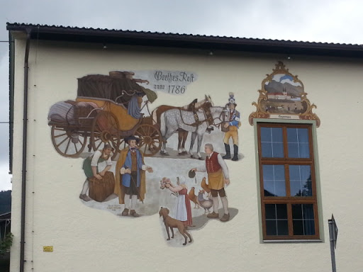 Wandmalerei Gasthof zur Post