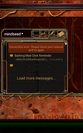 Steampunk Email GO Widget