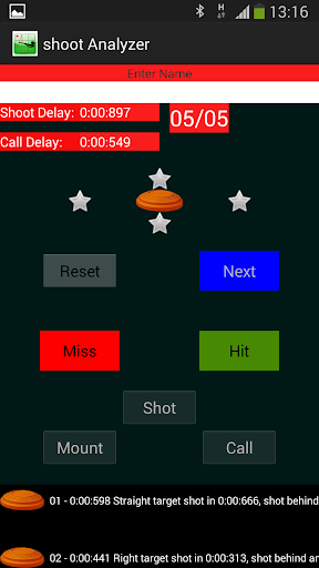 Clay Shooting Analyzer