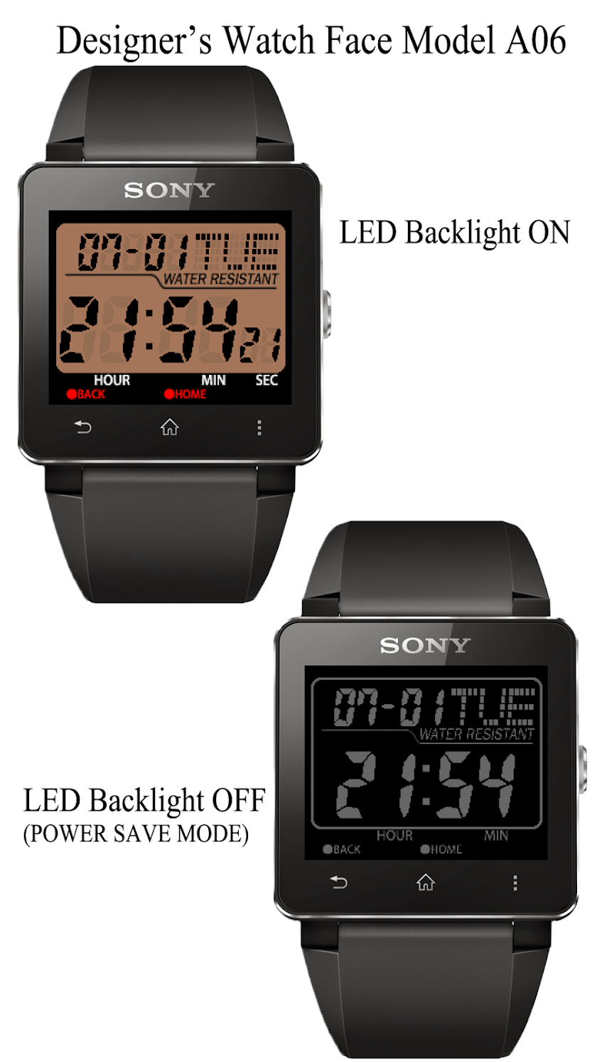 A06 WatchFace for SmartWatch2 Screen 3