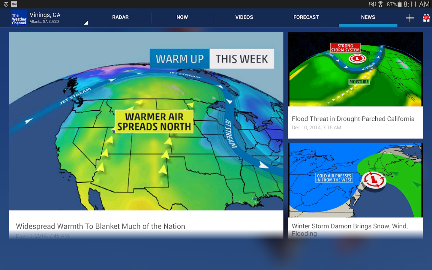 The Weather Channel - screenshot