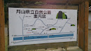 月山県立自然公園案内図