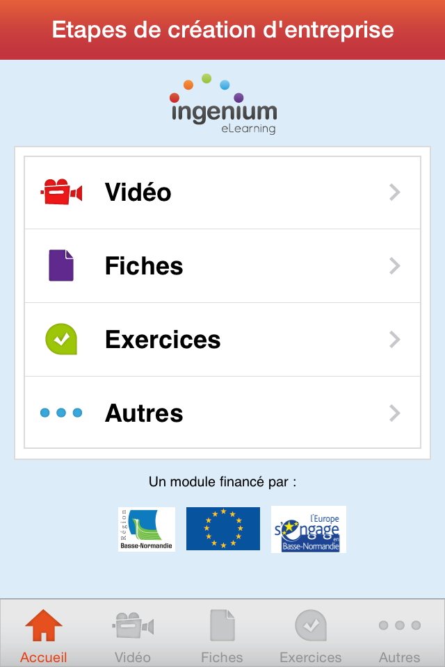 Étapes création dentreprise Screen 1