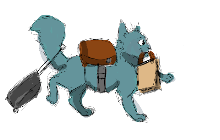 Nebelung's moving in!