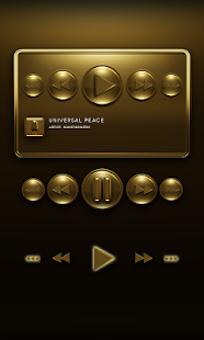 Lastest Poweramp Widget Pure Gold APK for PC