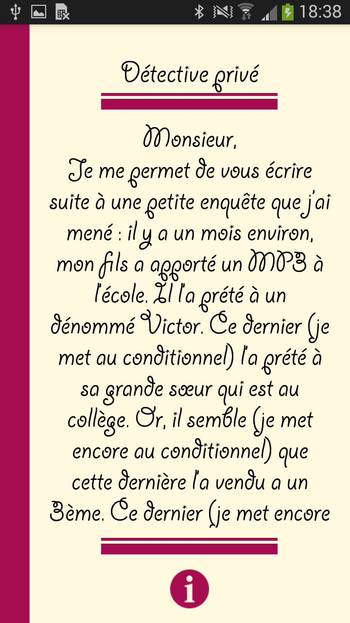 Un an de Mots dexcuse Screen 1
