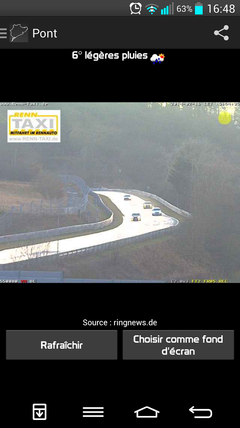 Nurburgring Live Pictures Screen 3
