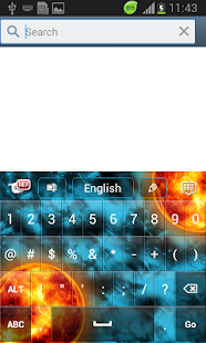Galaxy Keyboard GO Theme - screenshot thumbnail