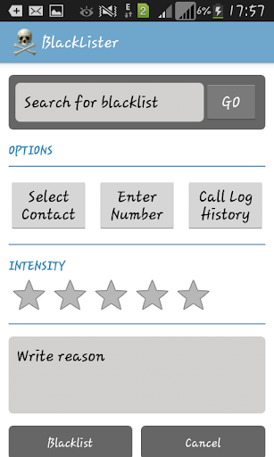 Universal Blacklist Numbers