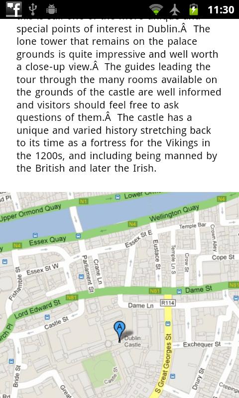 Dublin Offline Travel Guide Screen 3