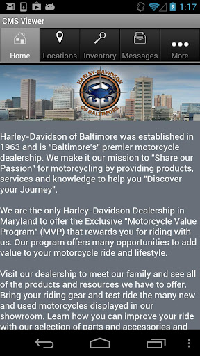 【免費商業App】Harley-Davidson of Baltimore-APP點子