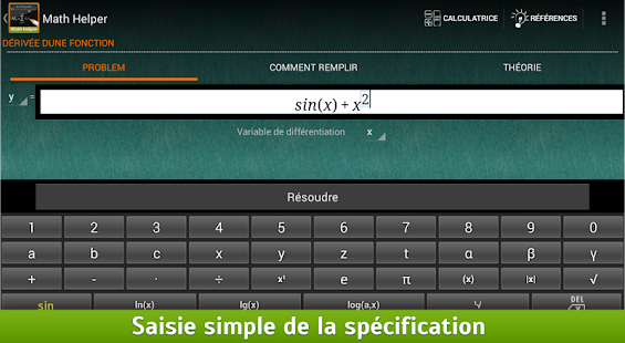 Math Helper: Algèbre et Calcul - screenshot thumbnail