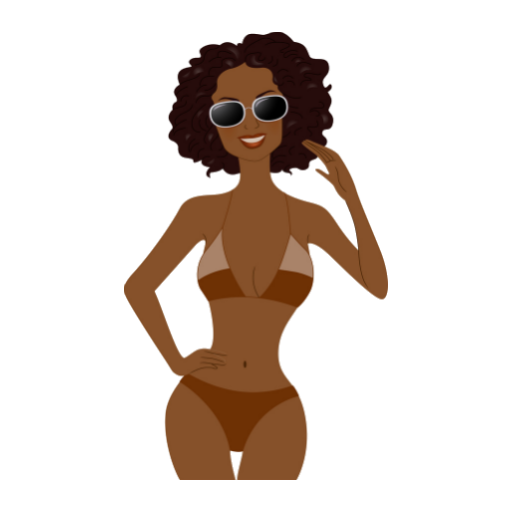 Sunglasses Beach Girl LOGO-APP點子