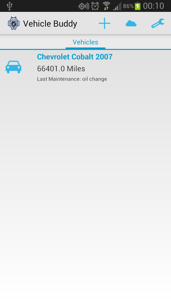 Vehicle Buddy Pro Screen 1