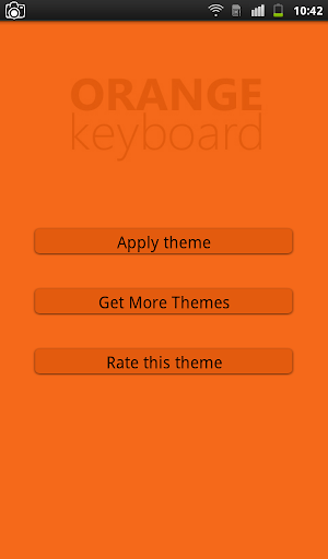 Orange Keyboard