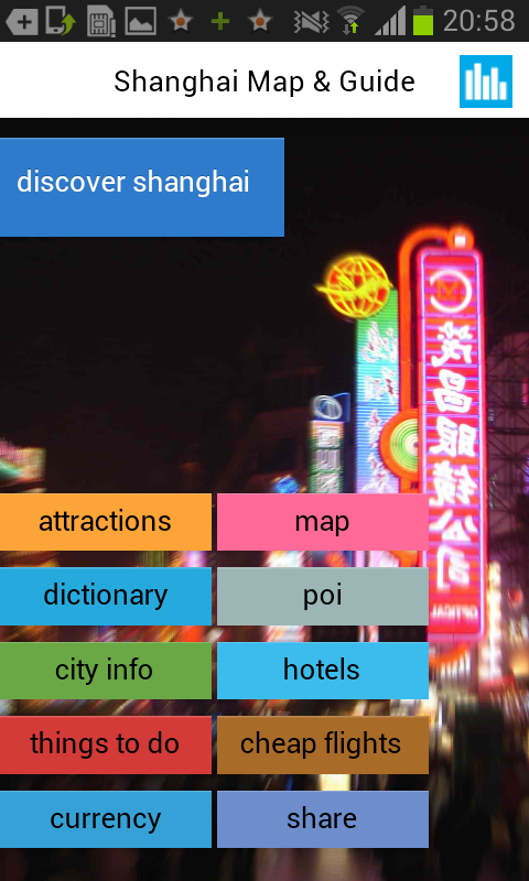 Shanghai Offline Map &amp; Guide Screen 1