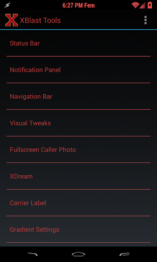 Android application XBlast Tools-Xposed screenshort