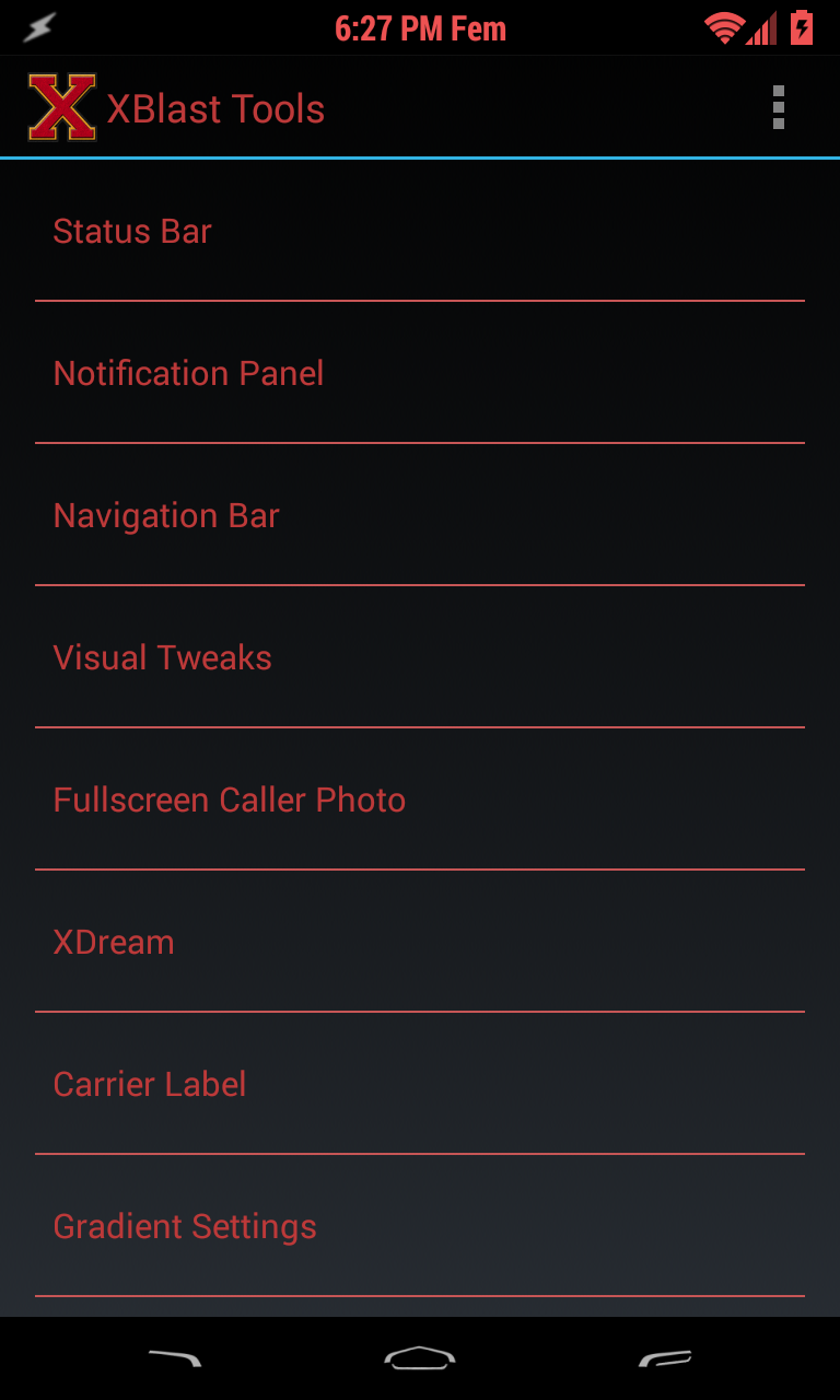 XBlast Tools-Xposed Screen 1