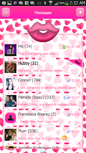 Free Download GO SMS - Sweet Hearts 5 APK