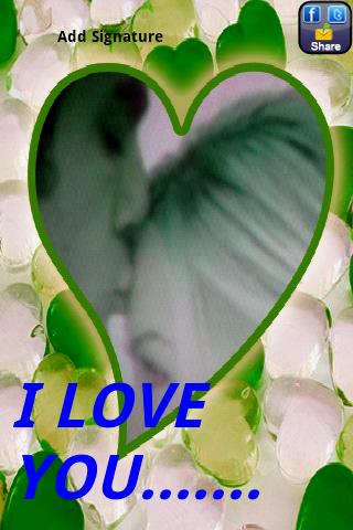 Android application Love Frames screenshort