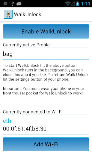WalkUnlock