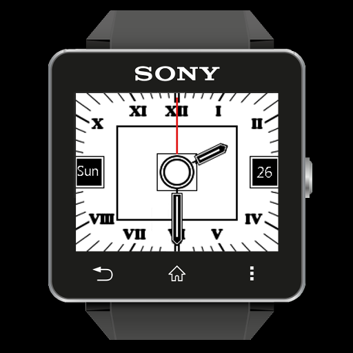 SW2 White Analog Clock Free LOGO-APP點子