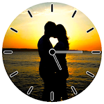 Hot Kiss Clock Widget Apk