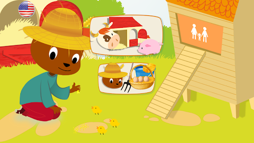 Android application Lil’Bear on the farm screenshort