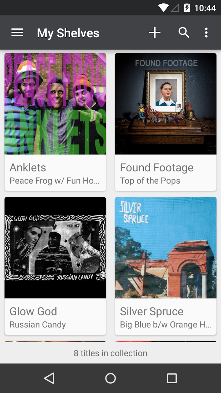 Music Library Screen 1