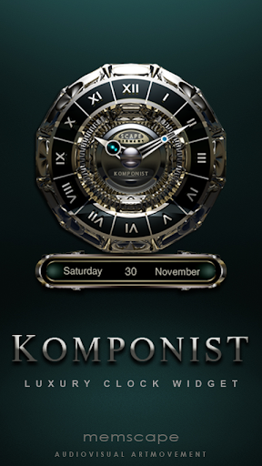 KOMPONIST Luxury Clock Widget