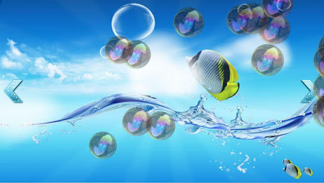 Baby Soap bubbles poster 1