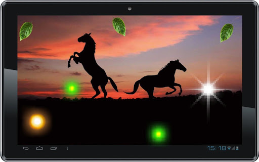 【免費個人化App】Horses Sunset live wallpaper-APP點子