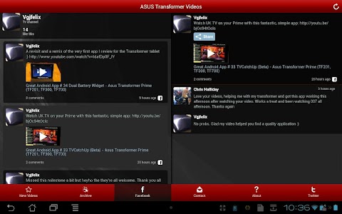 Nexus 7 and Transformer Videos screenshot 2