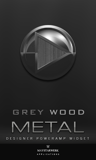 Poweramp Widget Grey Wood Meta