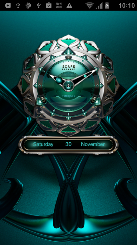 TRIQUA Luxury Clock Widget Screen 2