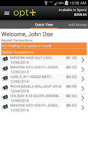 Opt+ MasterCard Screenshots 2