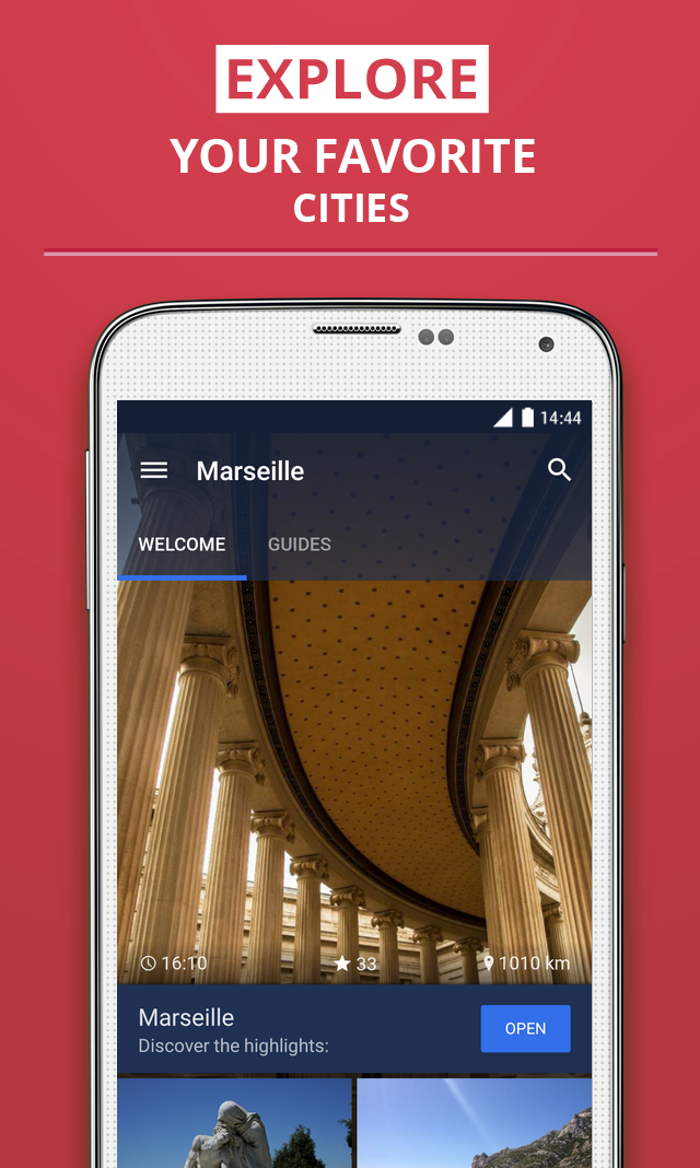 Marseille Premium Guide Screen 1