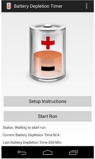 Battery Depletion Timer