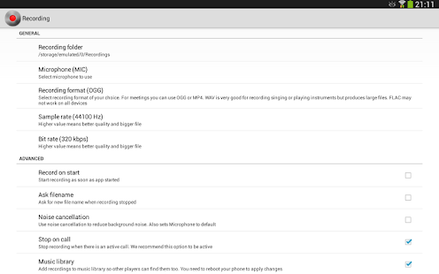 Sound & Voice Recorder - ASR - screenshot thumbnail
