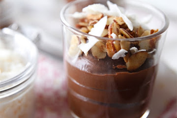 Almond Joy Chocolate Buttercream Parfait
