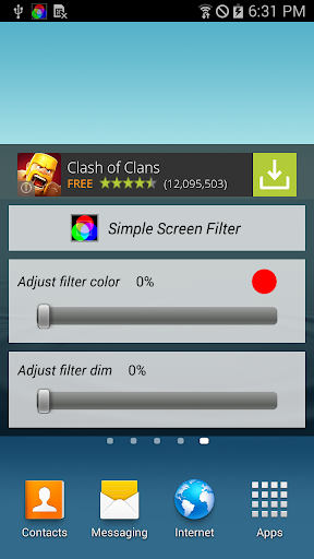 Simple Screen Filter