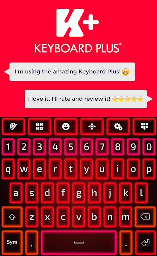 Glow Red Keyboard